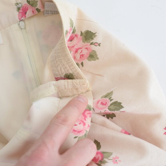 Liz Claiborne Rose Print Blazer - Cream and Pink - Picture 13 of 16